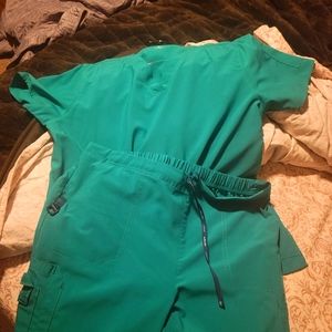 Green scrubs